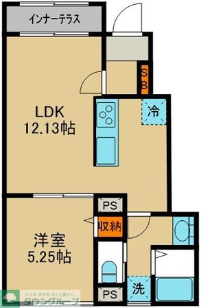リーブルファイン坂戸末広町の物件間取画像